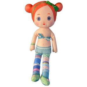 Mooshka Myra Large Plush Soft Pillow Doll Zapf Creations 23" Red Hair Blue Eyes